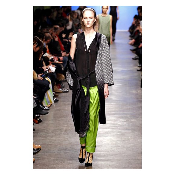 MISSONI Runway Pony Style Calf Hair Suede Mesh Panel Black Bootie NEW - Picture 2 of 15